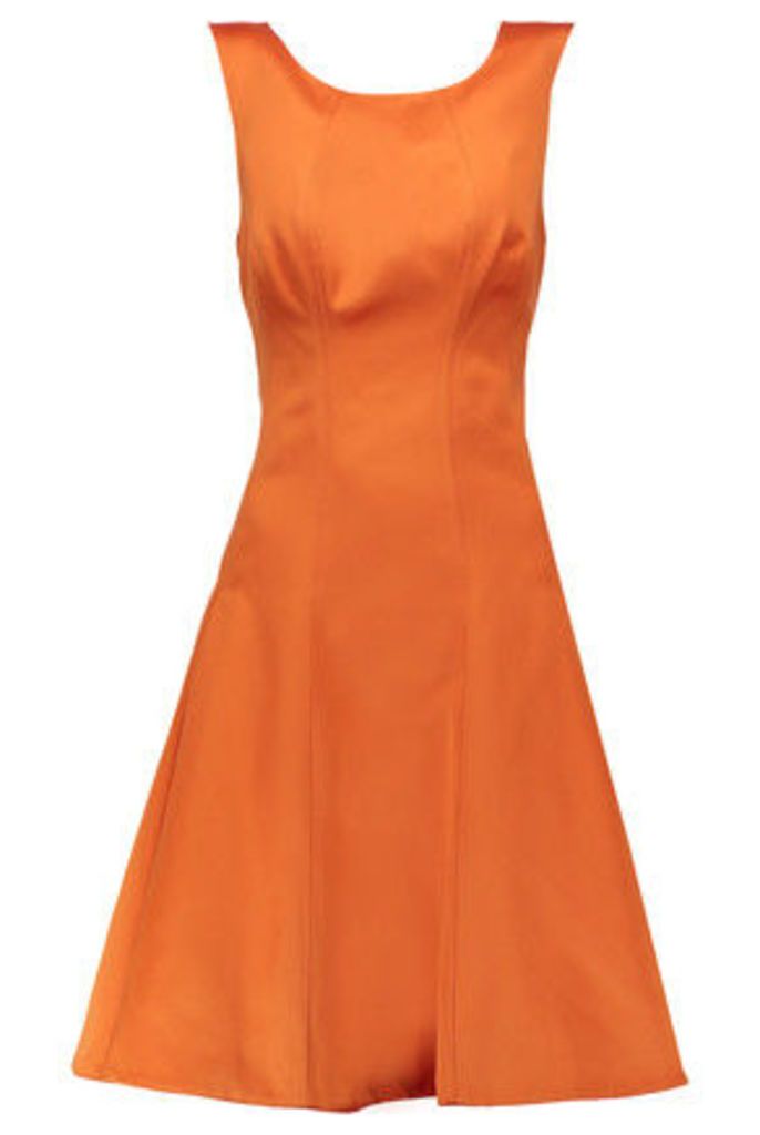Zac Posen - Duchess-satin Dress - Orange