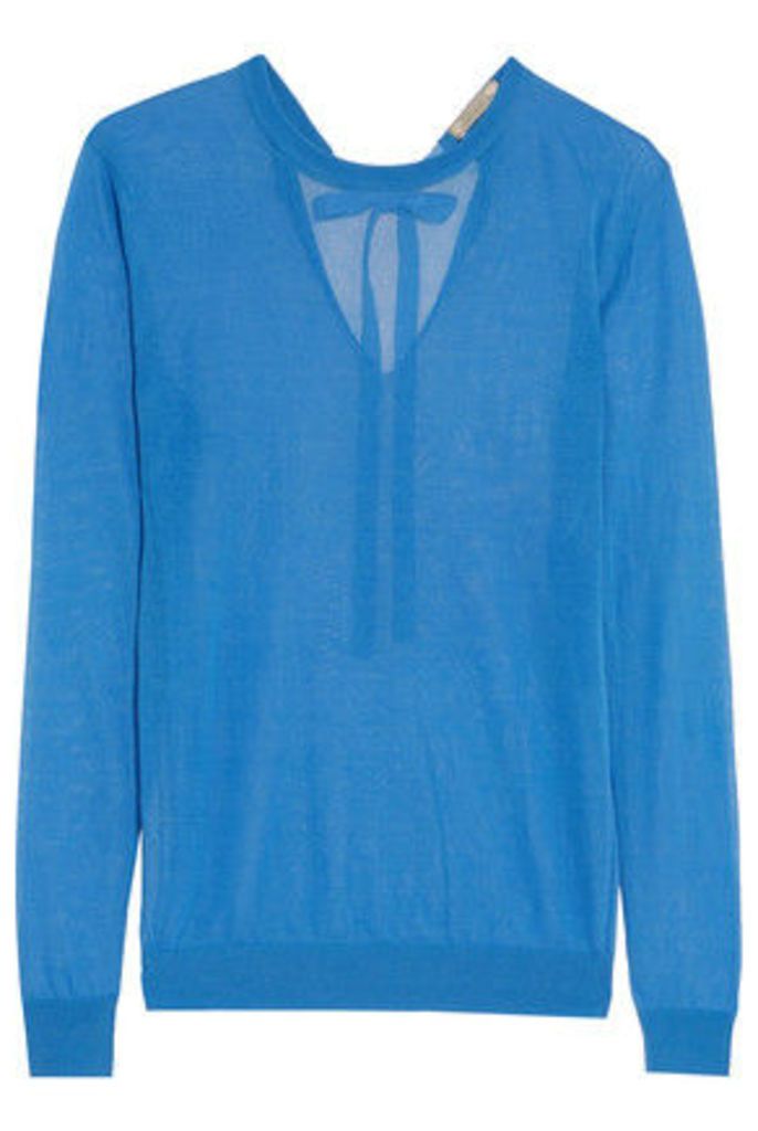 Nina Ricci - Cotton-blend Sweater - Midnight blue