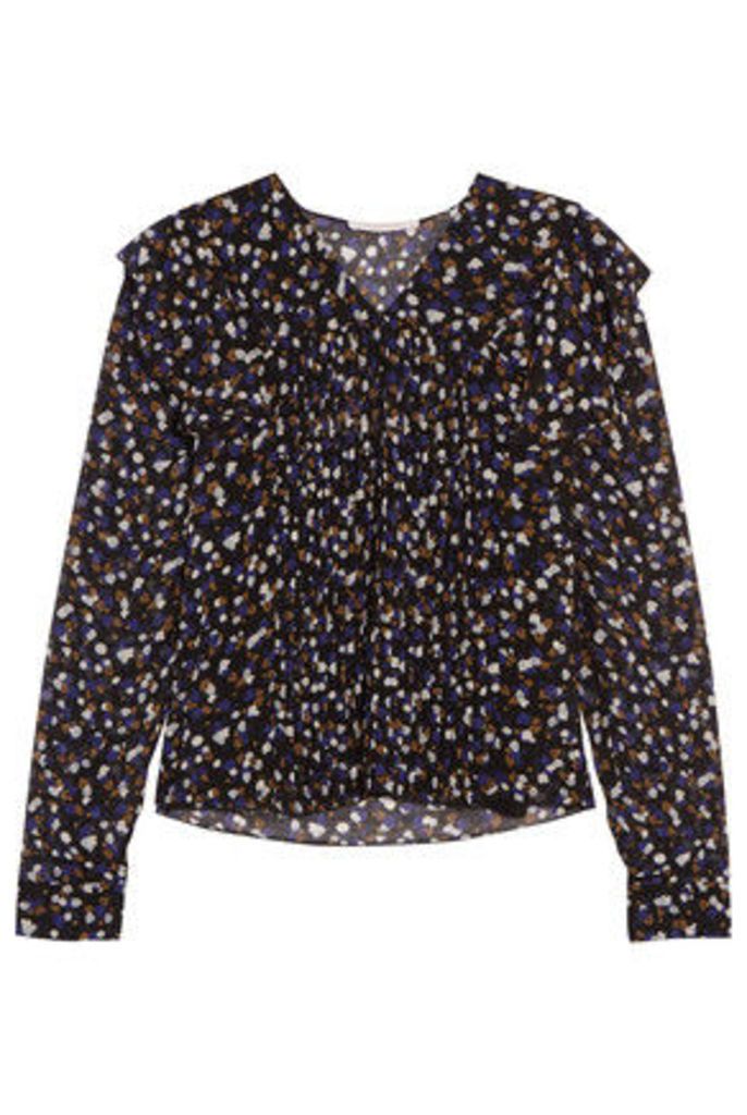 See by ChloÃ© - Printed Crepe De Chine Blouse - Blue