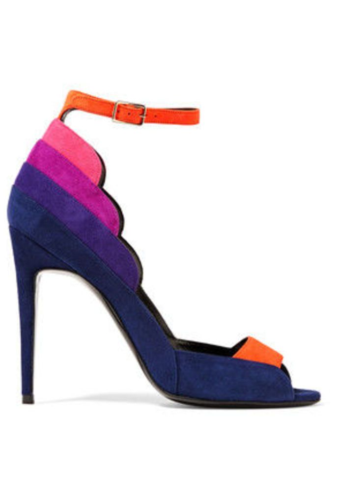 Pierre Hardy - Roxy Color-block Suede Sandals - Multi
