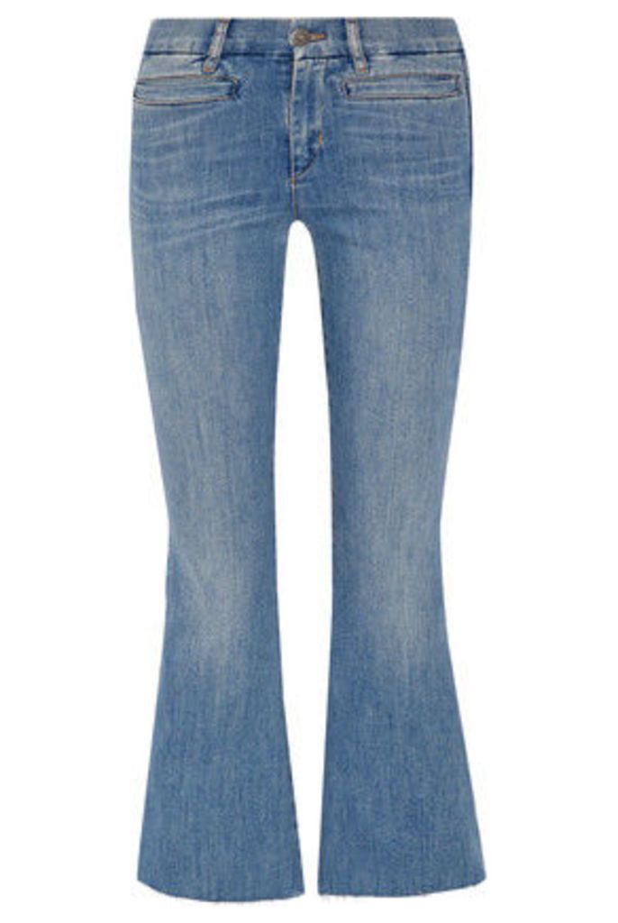 M.i.h Jeans - Marrakech Cropped Mid-rise Flared Jeans - Mid denim