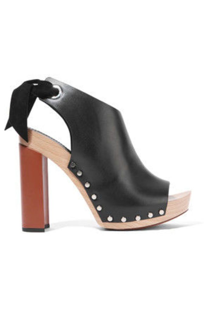 Proenza Schouler - Leather Platform Sandals - Black