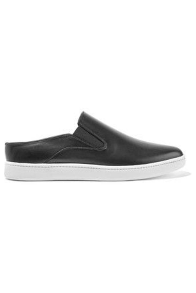 Vince - Verrell Leather Slip-on Sneakers - Black