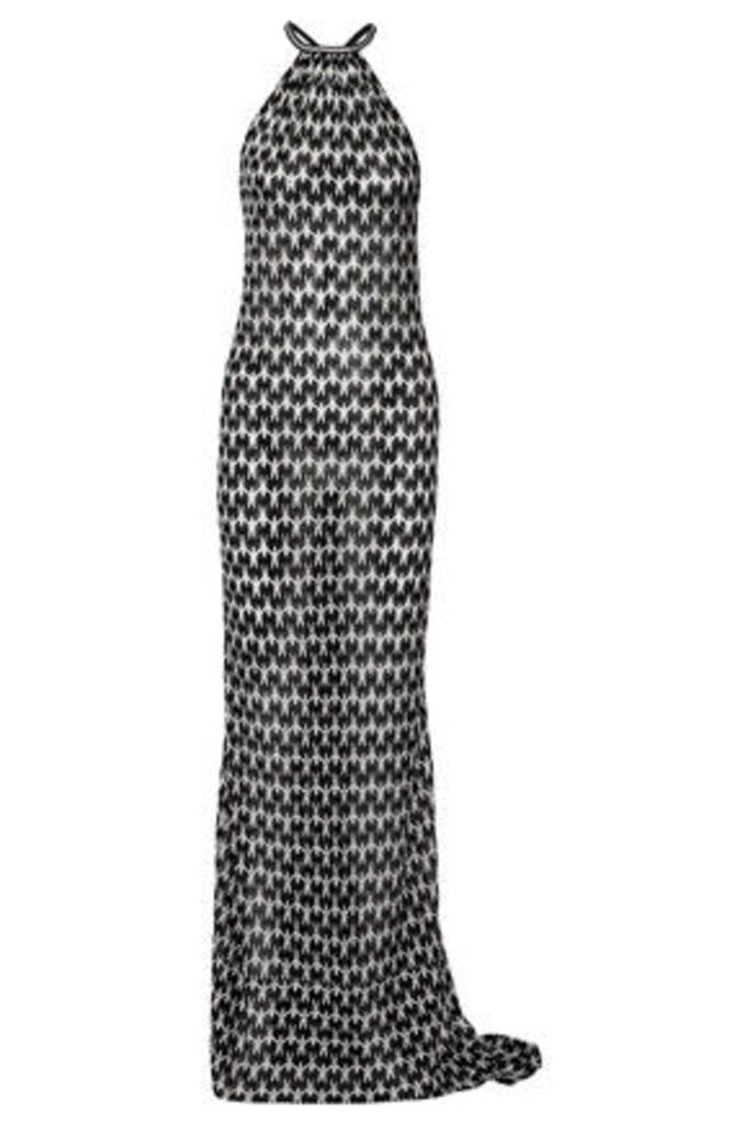 Missoni - Metallic Crochet-knit Maxi Dress - Black