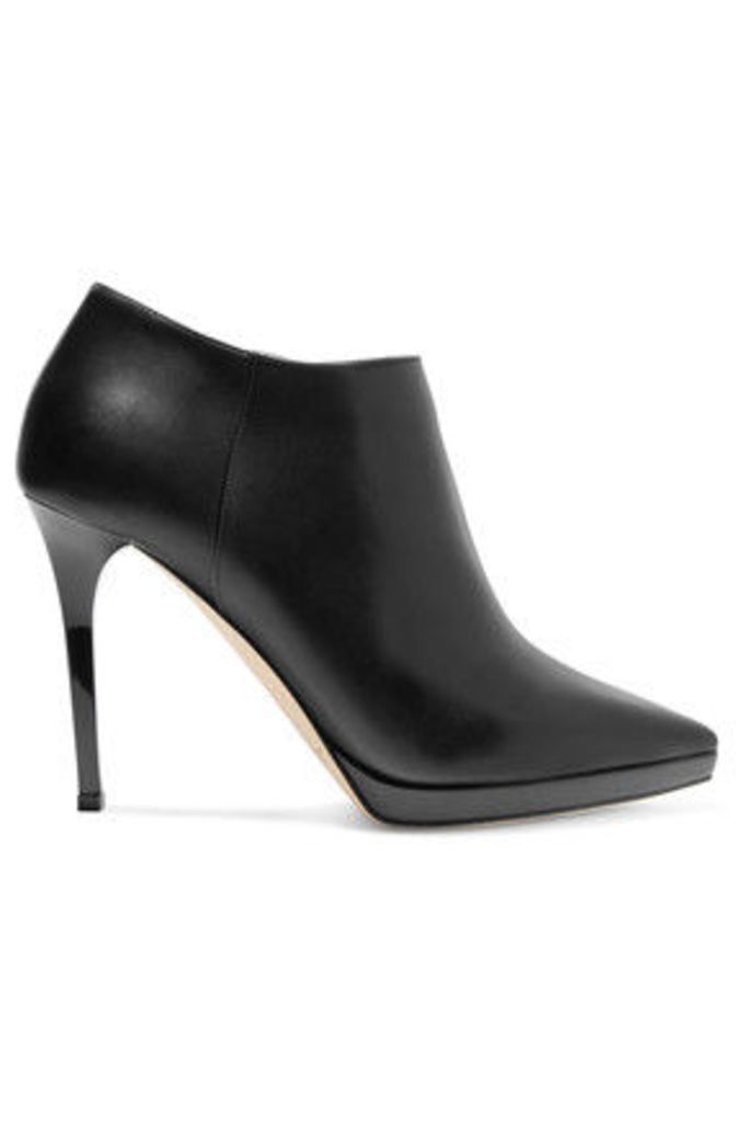 Jimmy Choo - Lindsey Leather Ankle Boots - Black