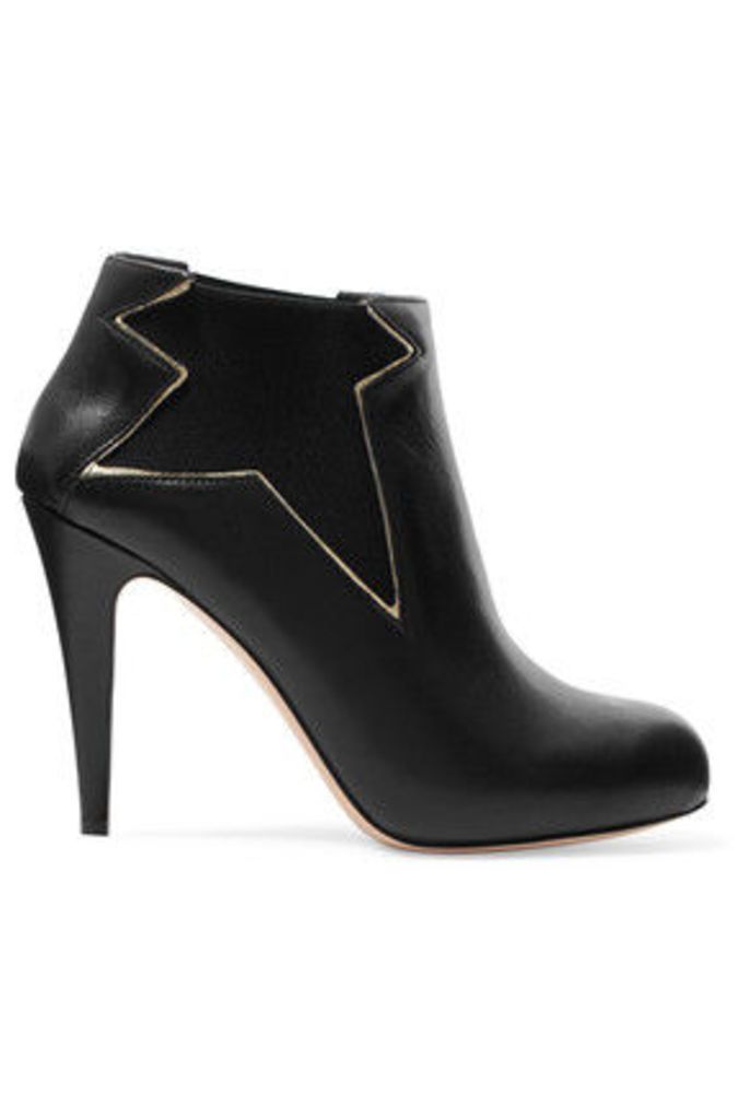 REDValentino - Leather Ankle Boots - Black