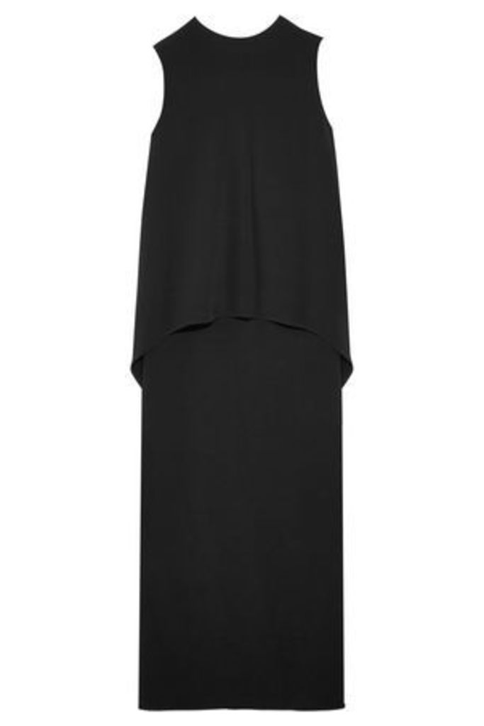 Marni Woman Stretch-crepe Tunic Black Size 38