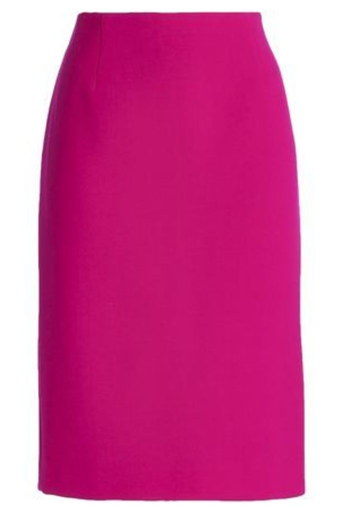 Marc Jacobs Woman Wool-crepe Pencil Skirt Magenta Size 4