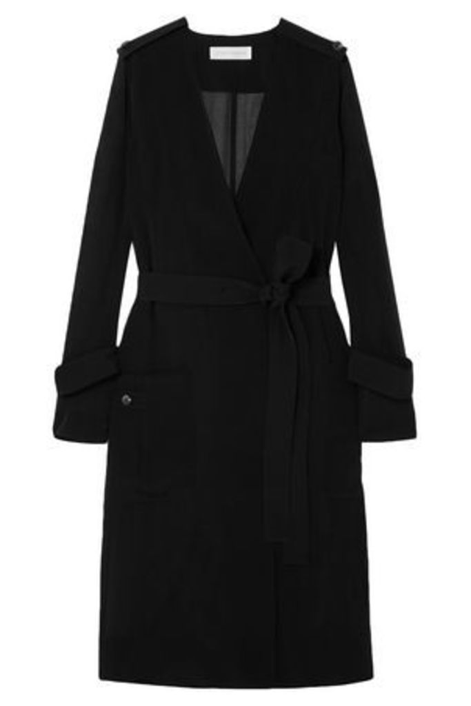 Victoria Beckham Woman Faille Jacket Black Size 10
