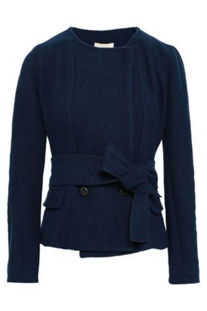 Ba & sh Woman West Double-breasted Cotton-blend Jacket Navy Size 0