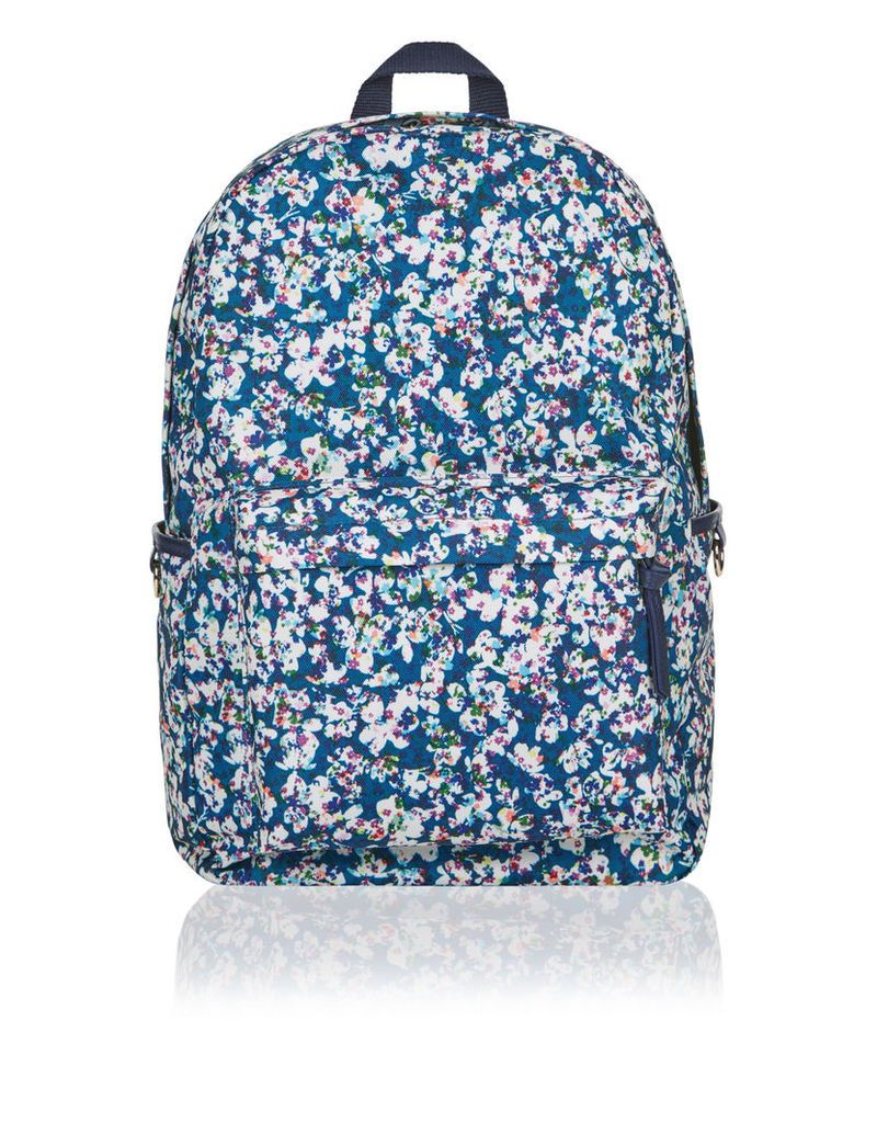 Jessie Blurred Floral Dome Backpack