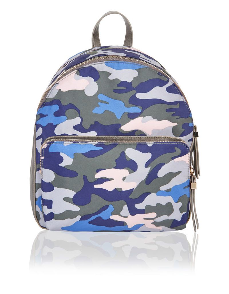 Camo Print Mini Dome Backpack