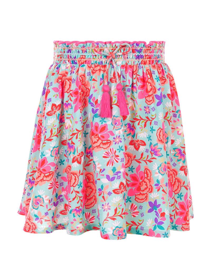 Mexicana Floral Print Skirt