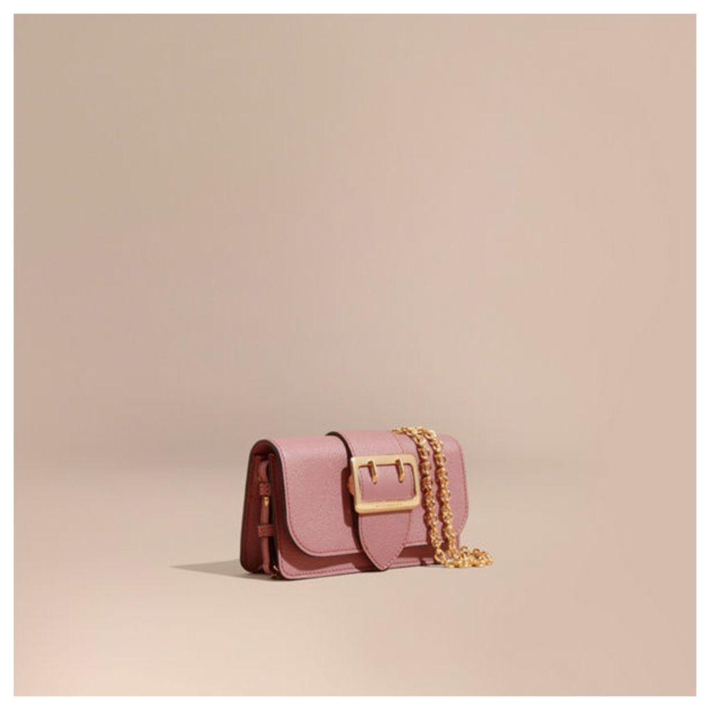 The Mini Buckle Bag in Grainy Leather