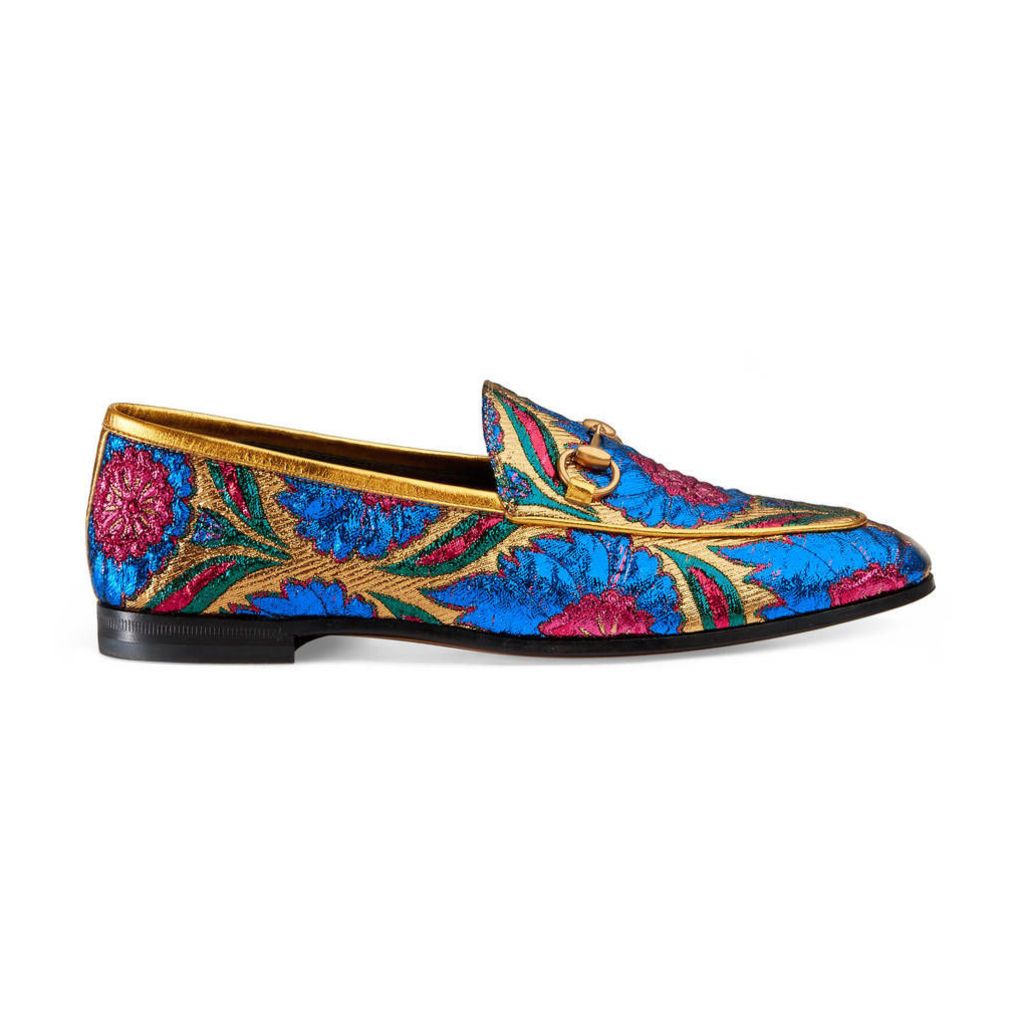 Gucci Jordaan floral jacquard loafer