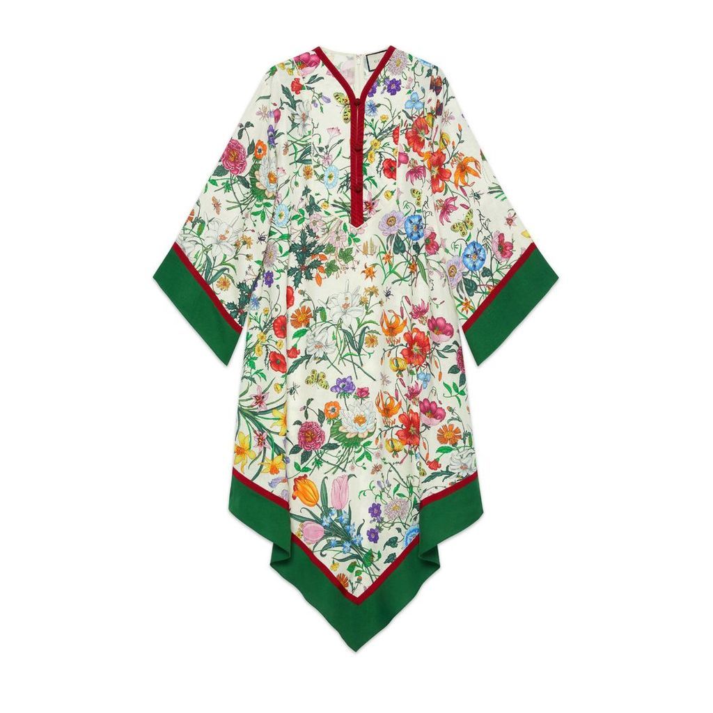 Kimono style dress with Flora print