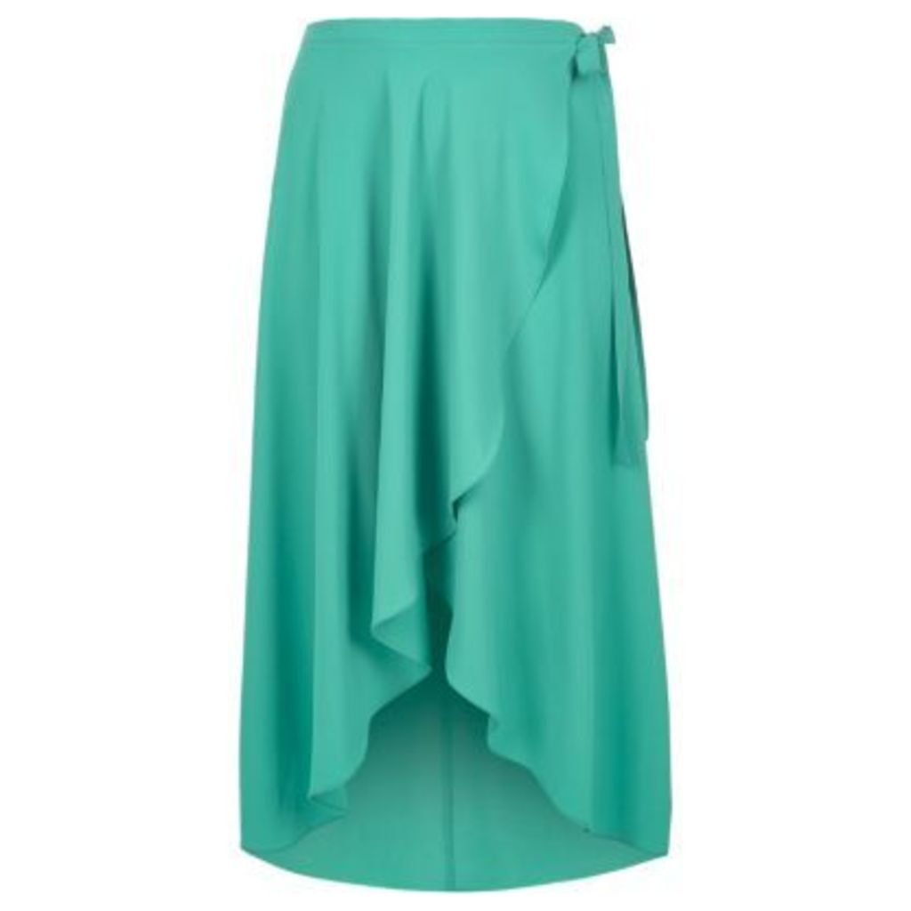 River Island Womens RI Plus wrap maxi skirt
