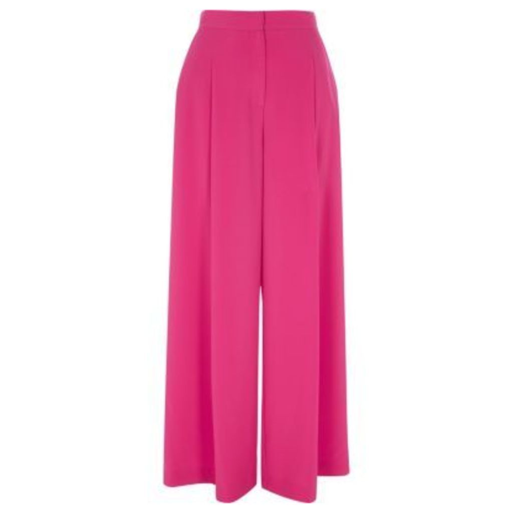 River Island Womens Pink wide leg trousers