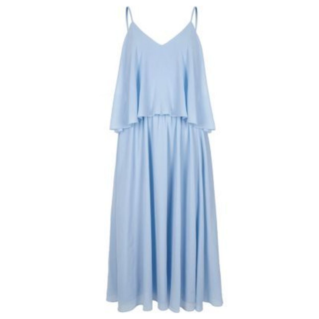 River Island Womens Light Blue layer cami midi dress