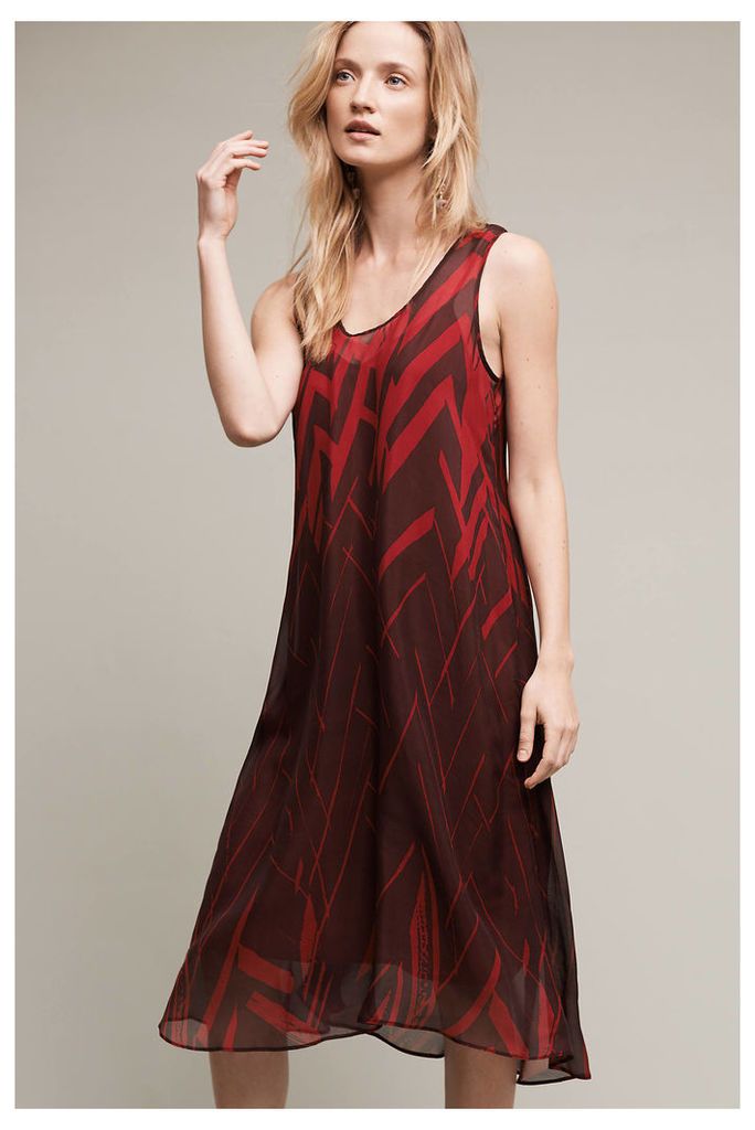 Serengeti Silk Maxi Dress, Red