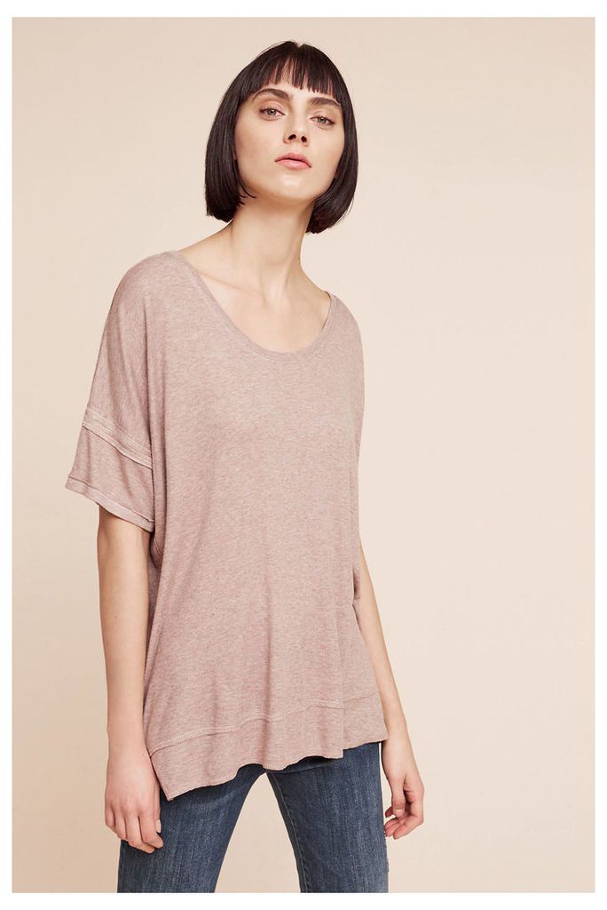 Dolman Ribbed Top, Taupe