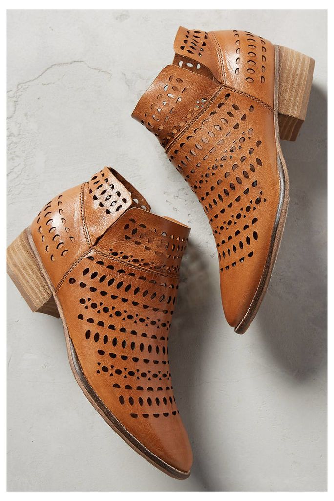 Tame Laser-Cut Ankle Boots