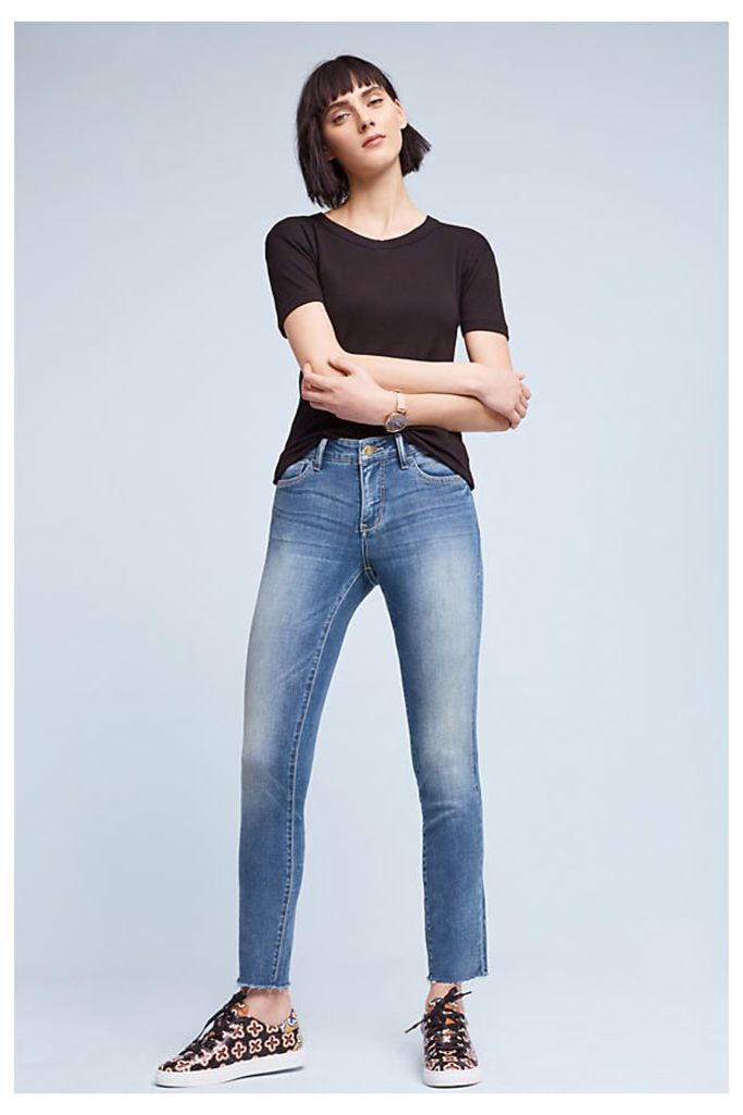Pilcro Stet Mid-Rise Skinny Jeans - Denim Medium Blue, Size 29 Petite