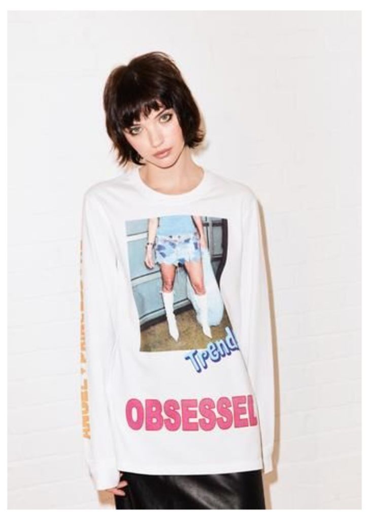 @shesvague 'Obsessed' long sleeve tee