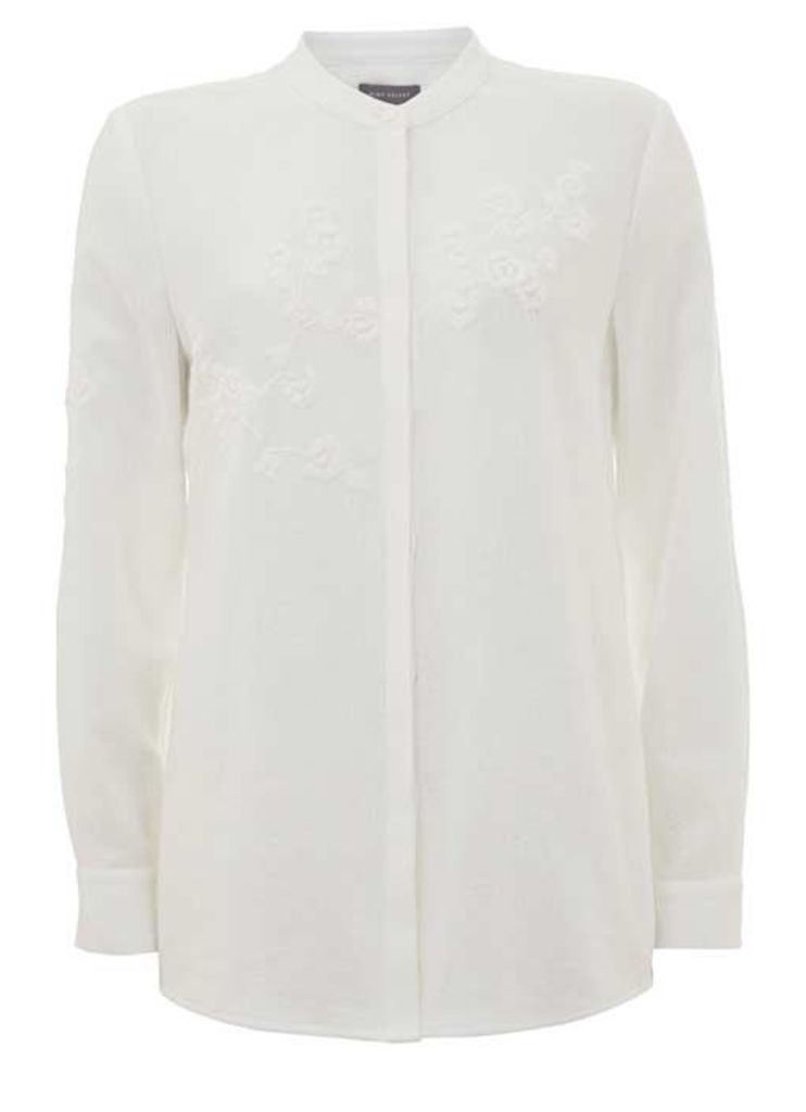 Ivory Embroidered Shirt