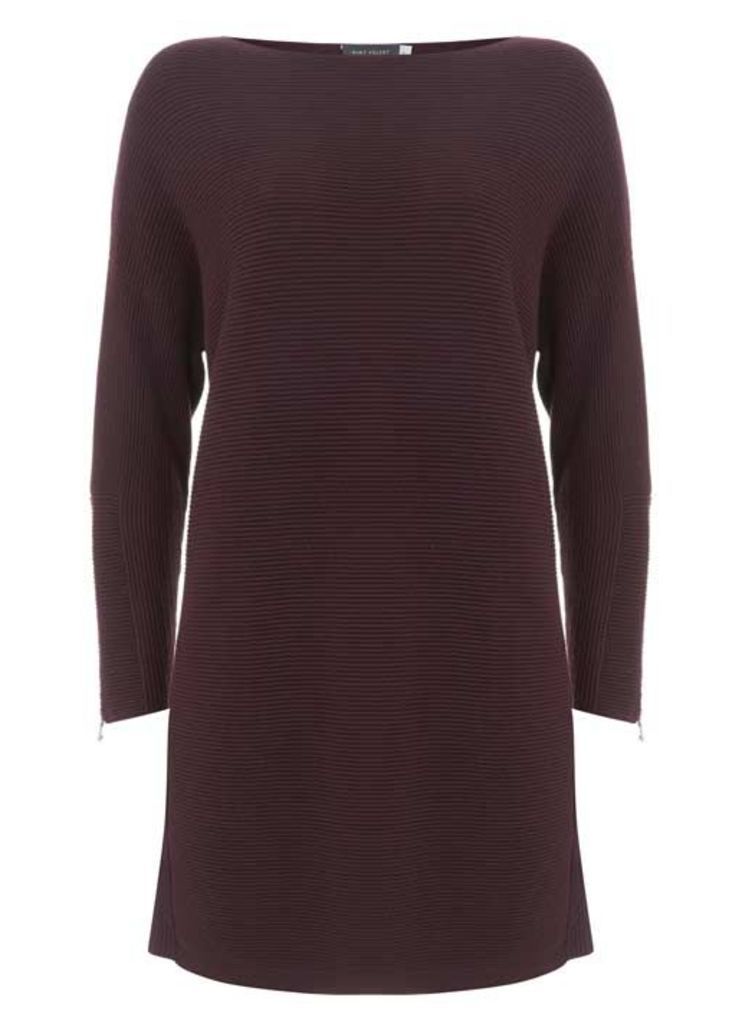 Bordeaux Ottoman Stitch Tunic