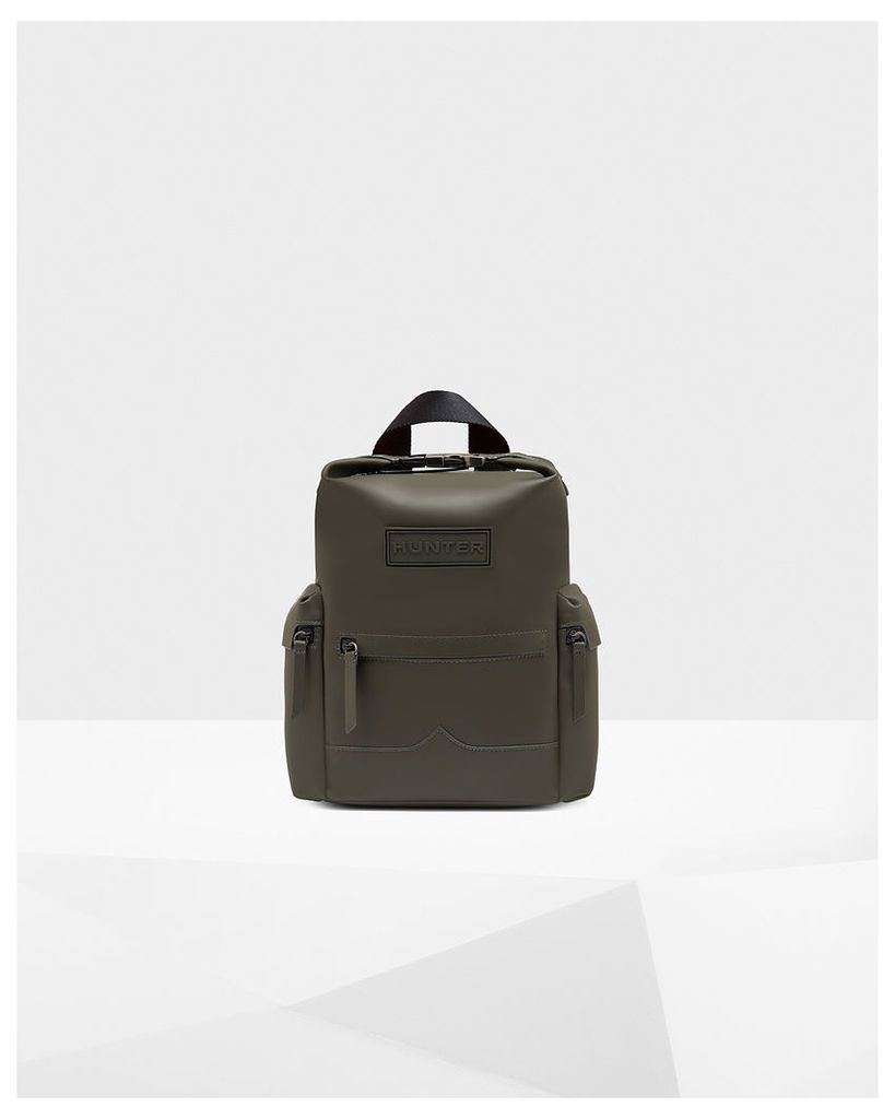 Original Mini Top Clip Backpack - Rubberised Leather