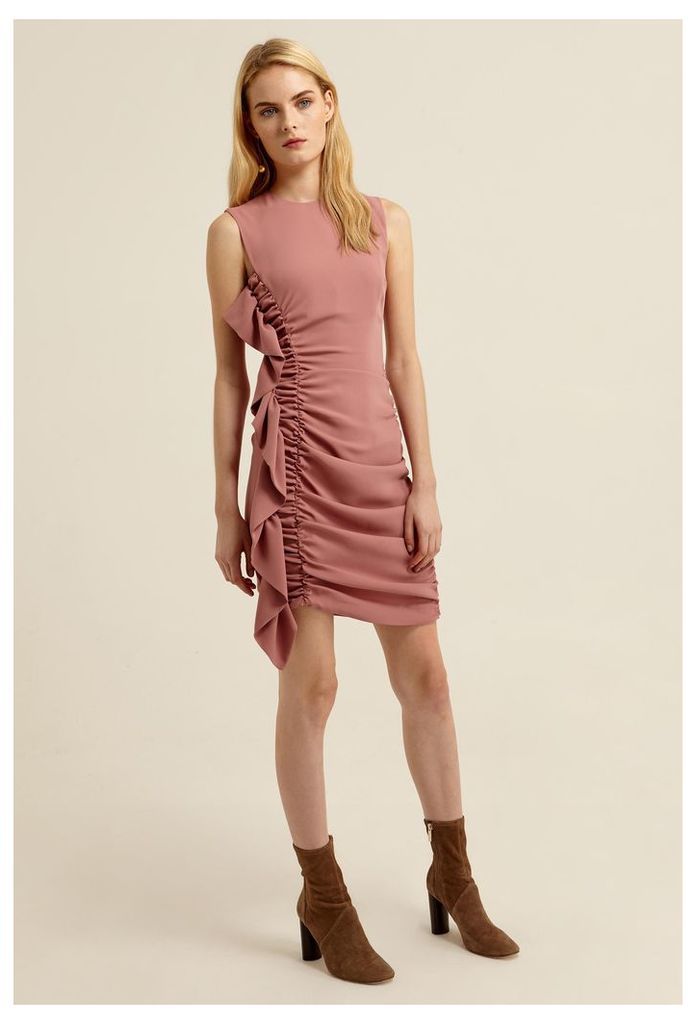 Macey Sleeveless Mini Dress - Ash Rose