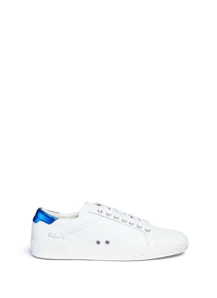'Dazed Bis' contrast counter leather sneakers
