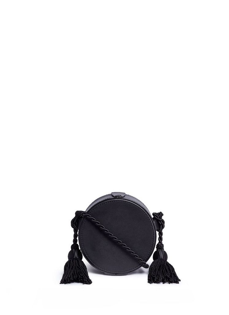 'Tasselled Collar Box' leather bag