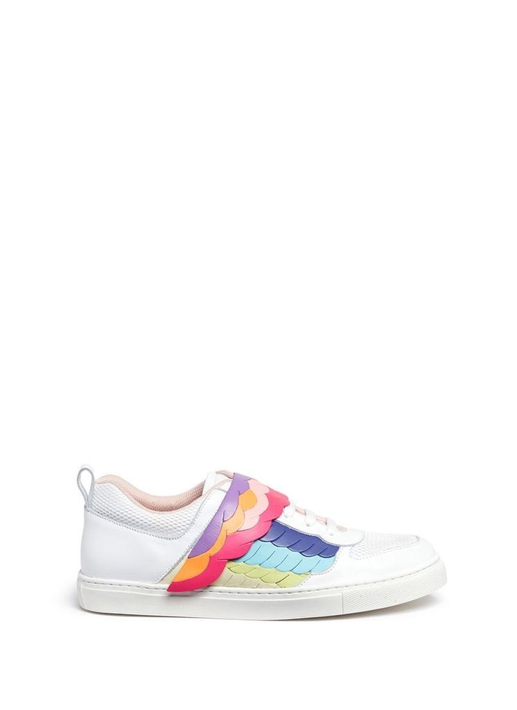 'Fire Bird' low top leather sneakers