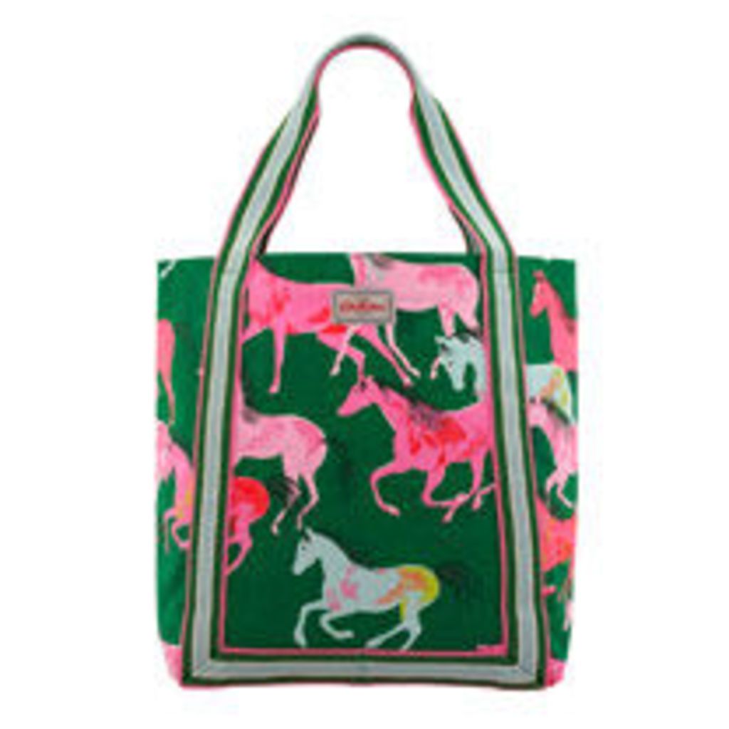 Painted Horses Reverse Coated Tote