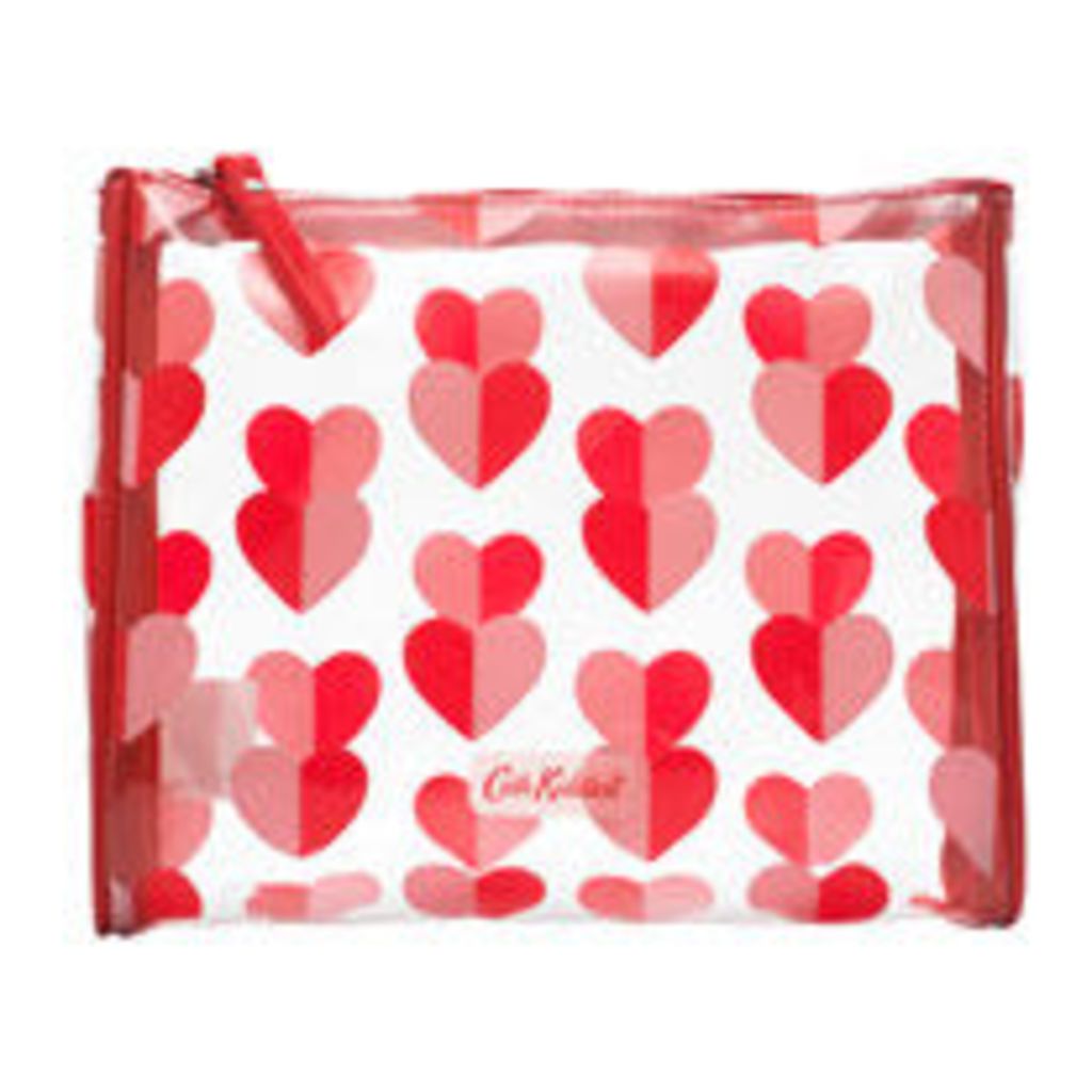 Mono Hearts Piped Make Up Bag