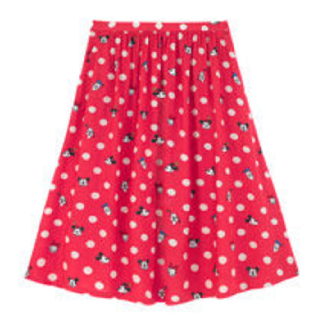 Mickey and Friends Button Spot Skirt