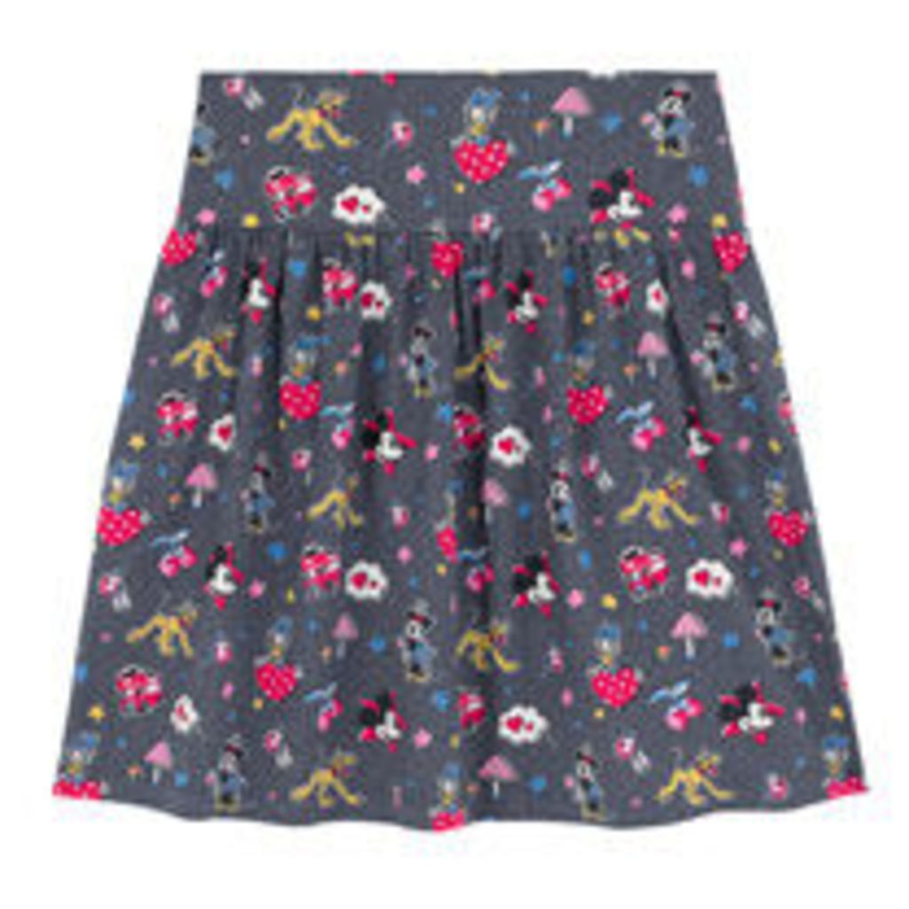 Mickey and Minnie Patches Jersey Skirt