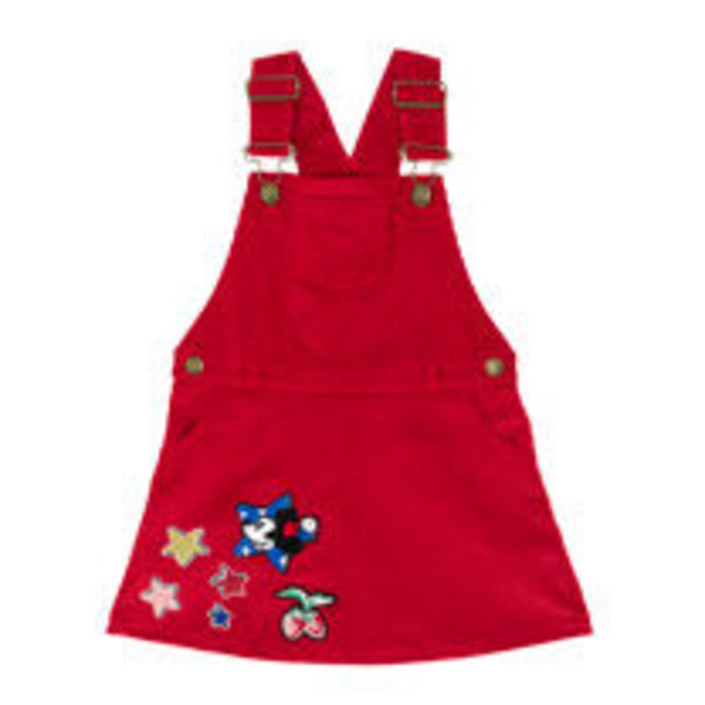 Mickey Patches Cord Dress