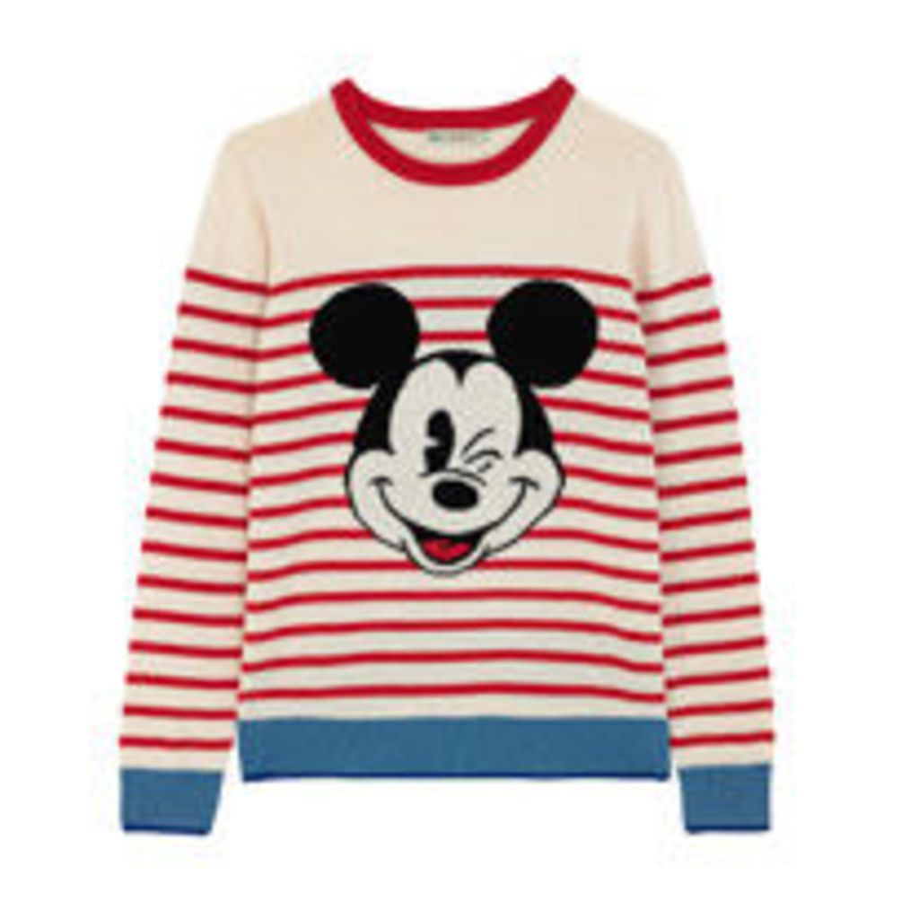 Mickey Stripe Placement Jumper