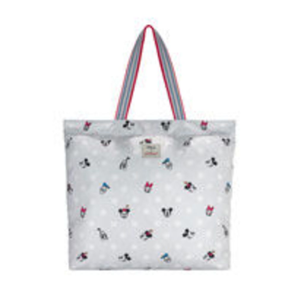 Mickey and Friends Button Spot Large Foldaway Tote