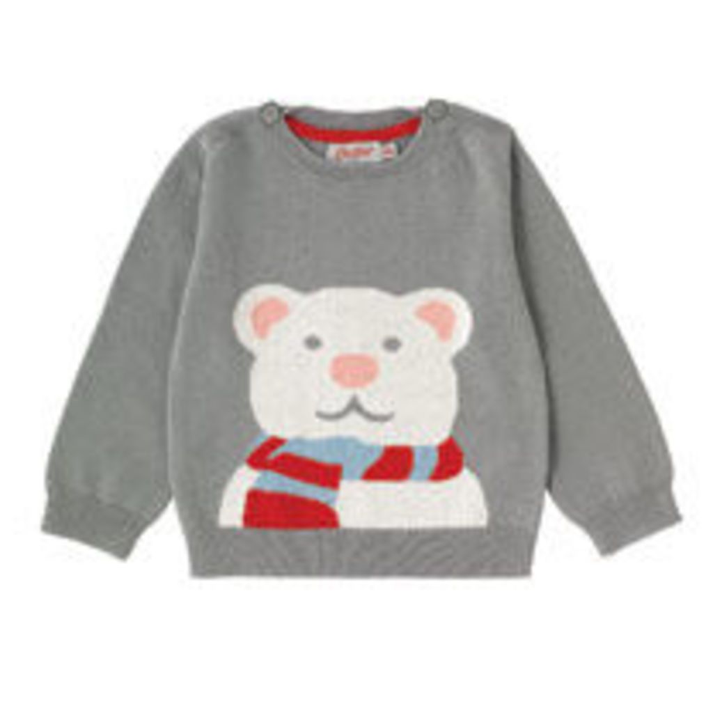 Polar Bear Baby Knitted Jumper