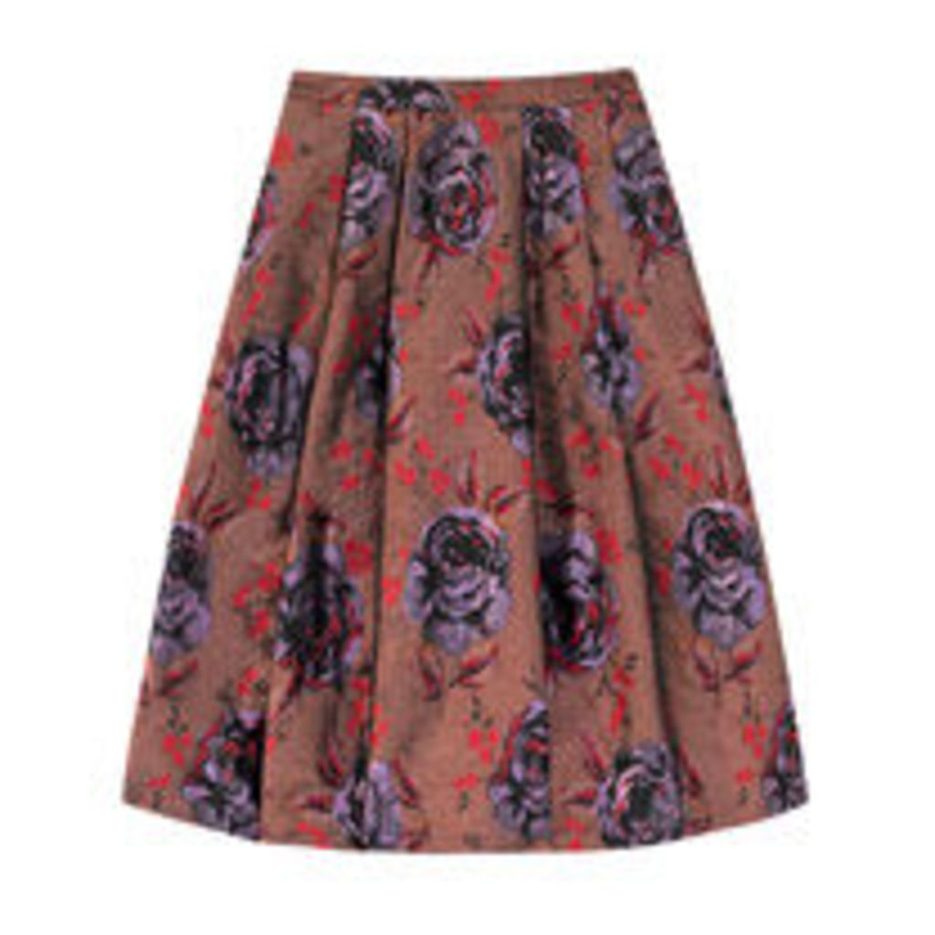 Jacquard Rose Jacquard Skirt