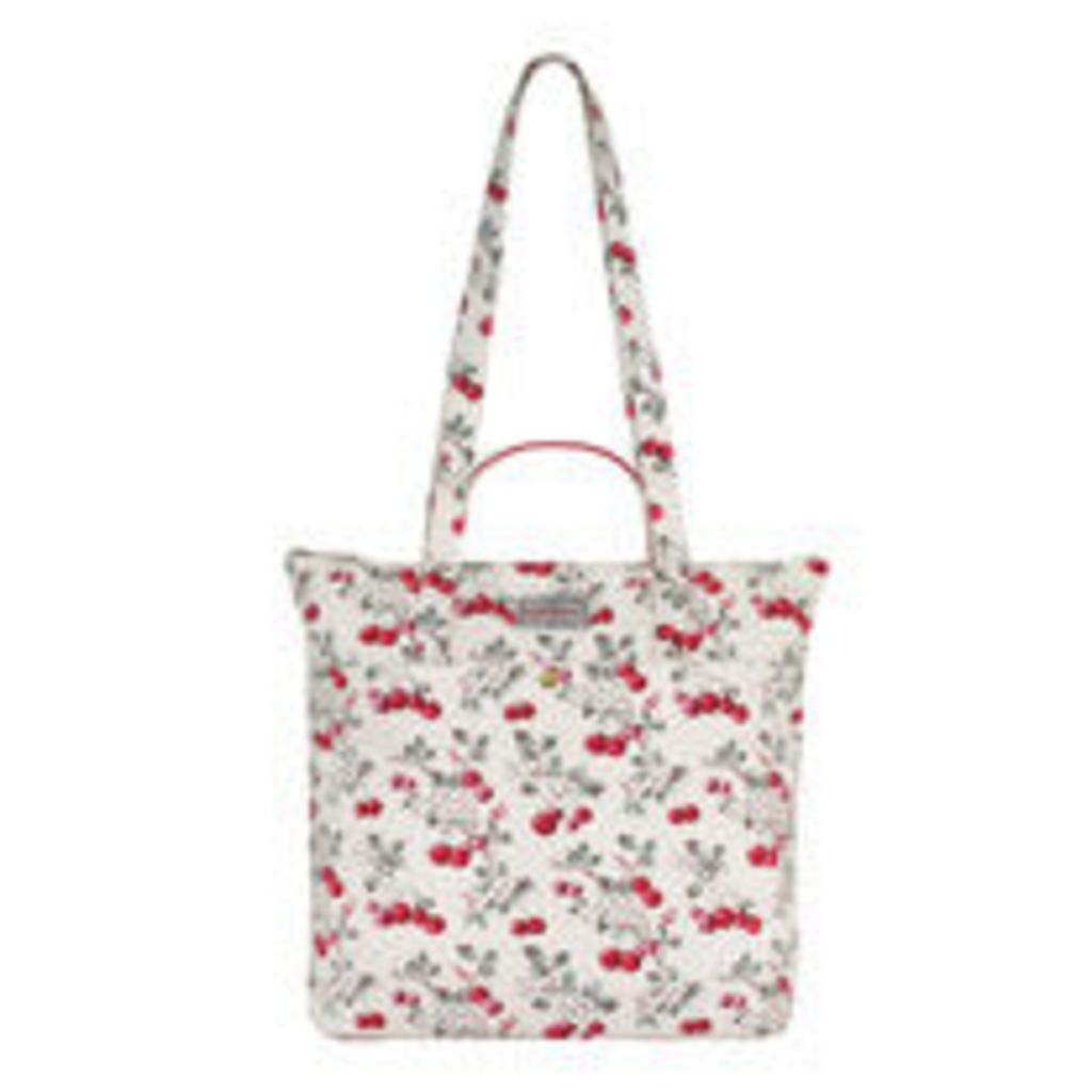 Cherry Sprig Cotton Tote Bag