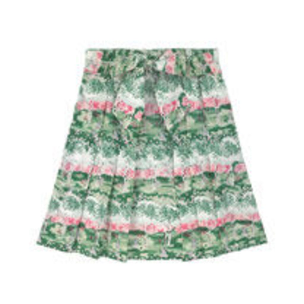 Birch Forest Cotton Cambric Skirt