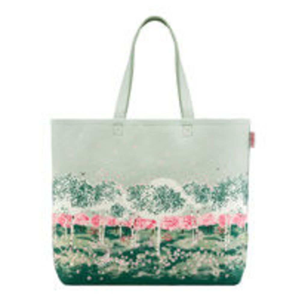 Birch Forest Large Canvas Tote Bag