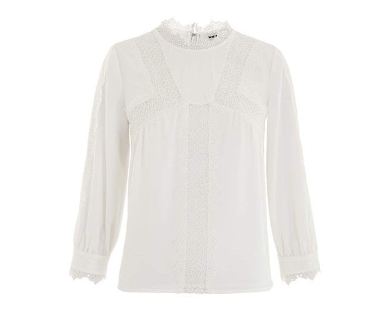 Tabby Lace Panelled Blouse
