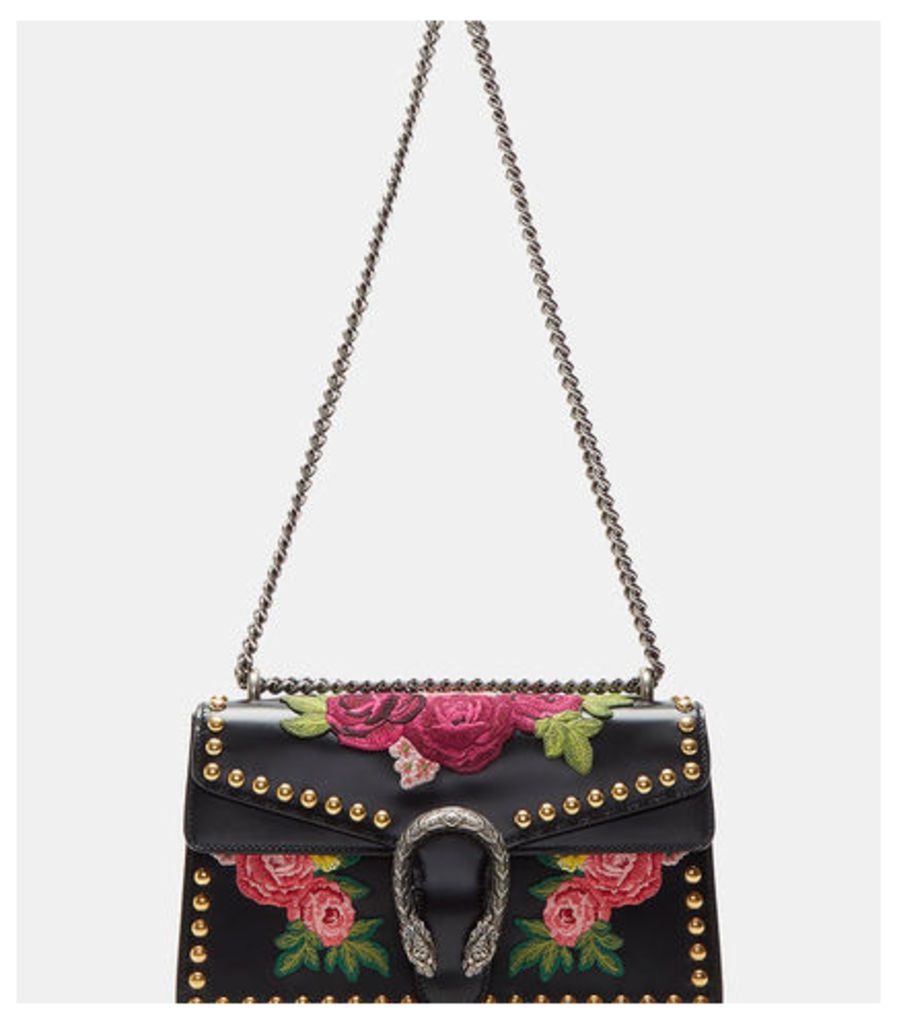 Dionysus Floral Embroidered Shoulder Bag