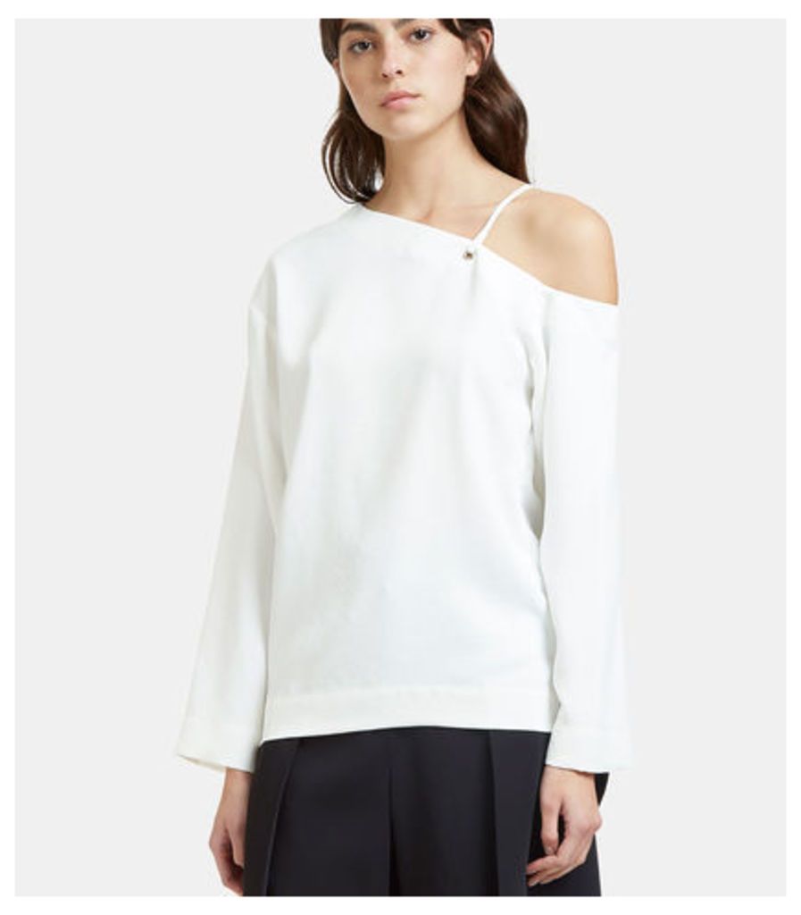 Oversized Dropped Sleeve Laced Top